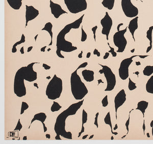 101 Dalmatians 1966 Polish Film Movie Poster, Liliana Baczewska - detail