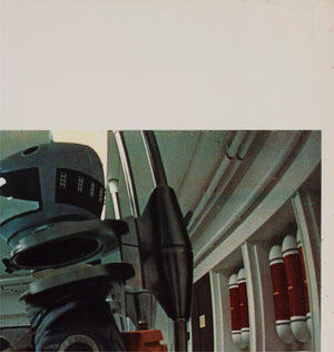 2001 A Space Odyssey 1968 Italian Jumbo Still Film Movie Poster HAL Spying - detail