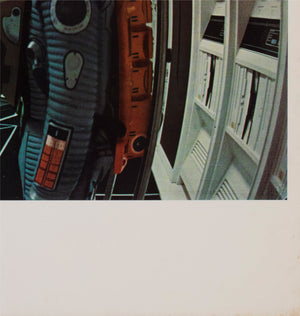 2001 A Space Odyssey 1968 Italian Jumbo Still Film Movie Poster HAL Spying - detail