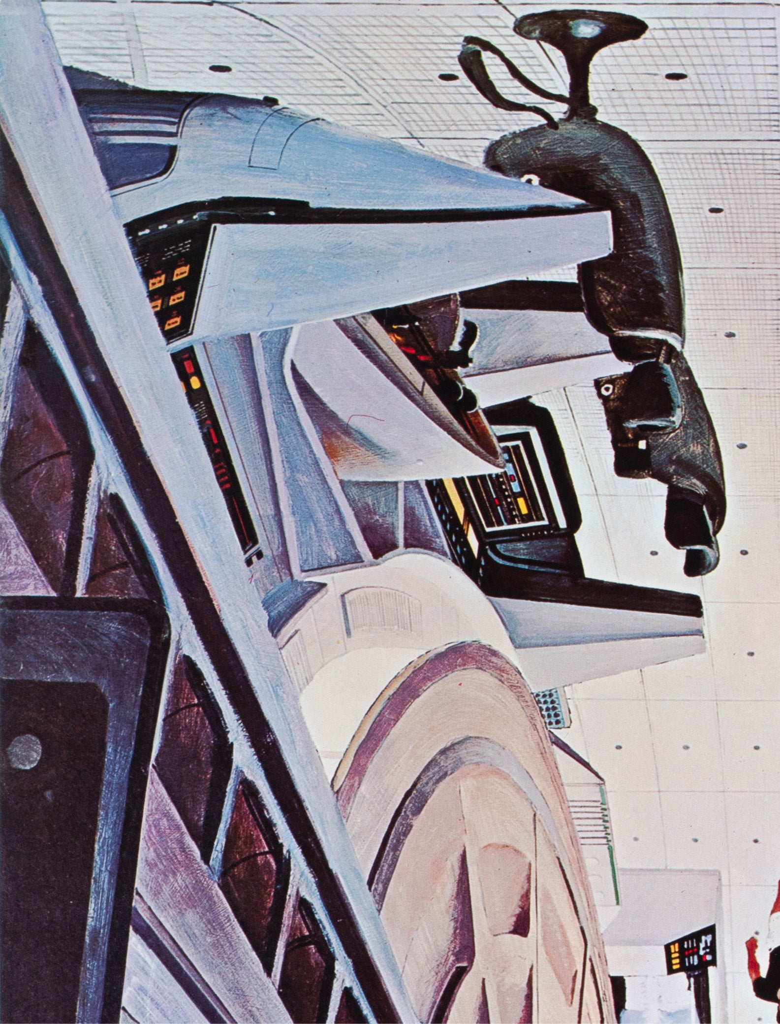 2001 A Space Odyssey 1968 Personality Poster, Bob McCall Film Movie - detail