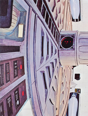 2001 A Space Odyssey 1968 Personality Poster, Bob McCall Film Movie - detail