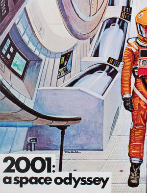 2001 A Space Odyssey 1968 Personality Poster, Bob McCall Film Movie - detail