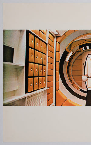 2001 Space Odyssey 1968 Italian Oversized Film Movie Still Hostess Style - detail