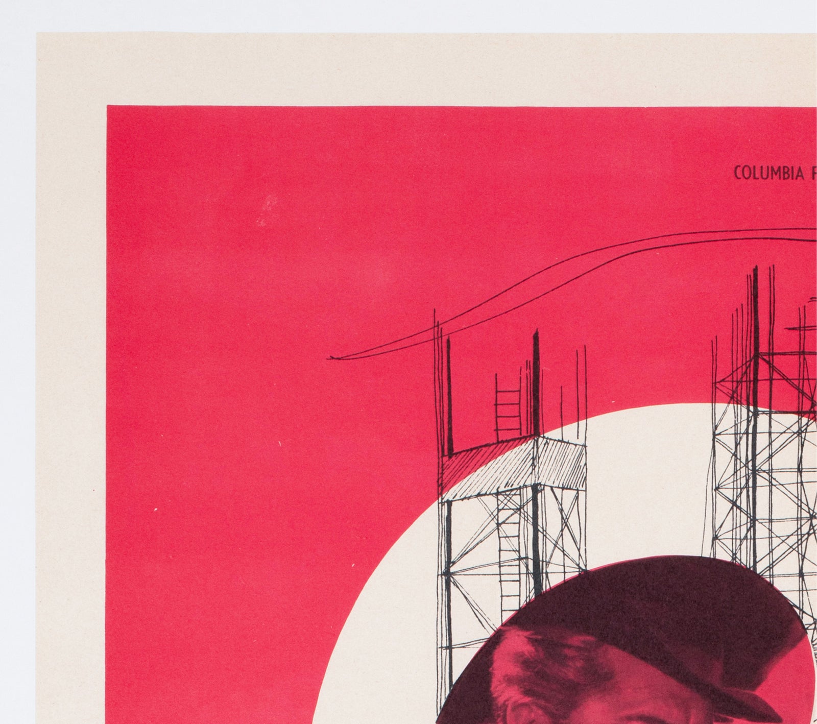 8 1/2 1963 French Moyenne Film Poster - detail