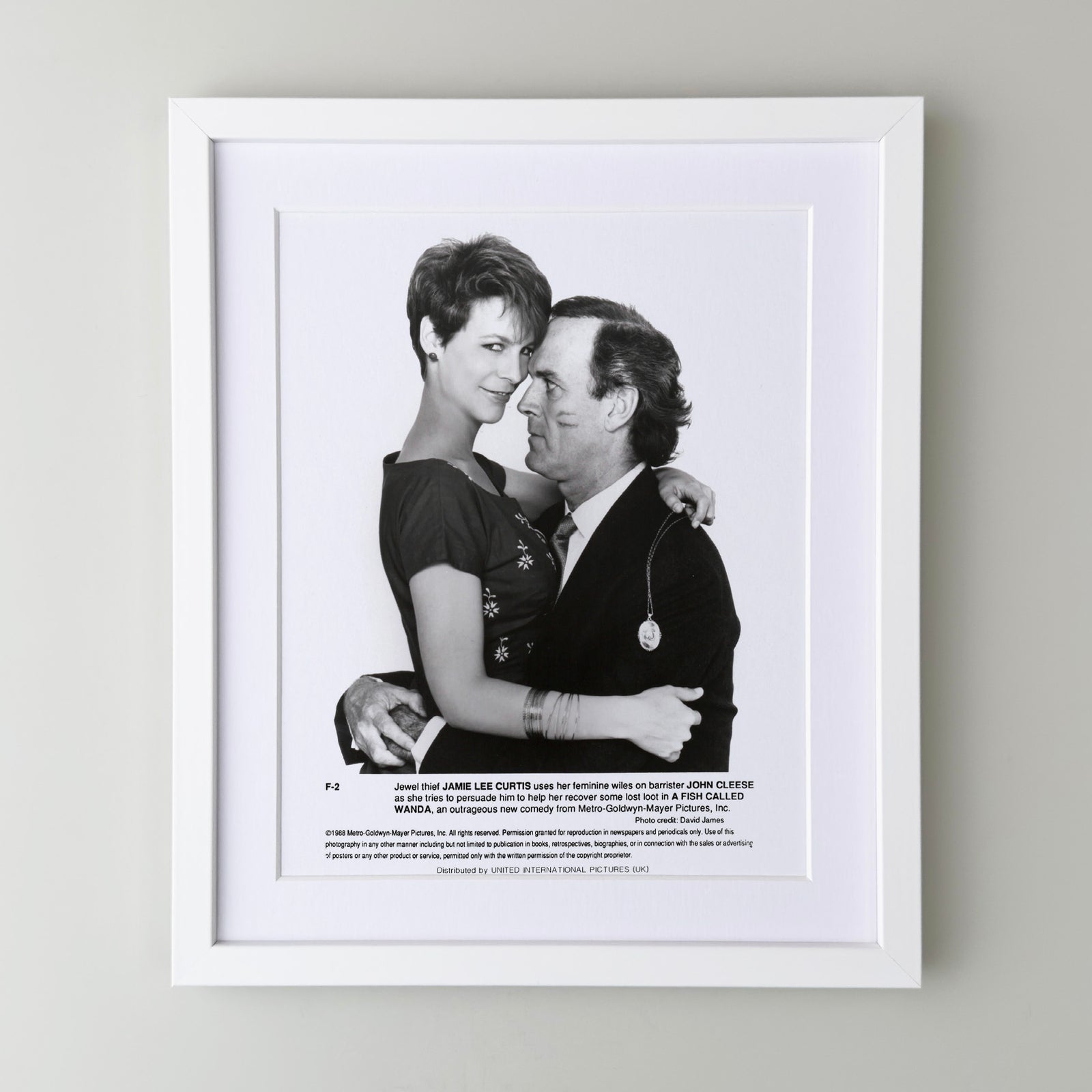 A Fish Called Wanda 1988 Film Movie Press Publicity Still Framed