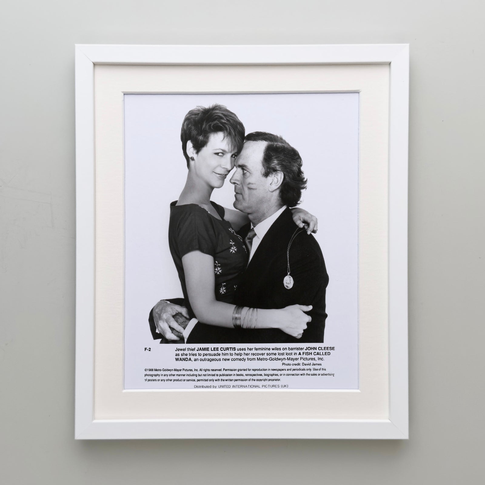 A Fish Called Wanda 1988 Film Movie Press Publicity Still Framed