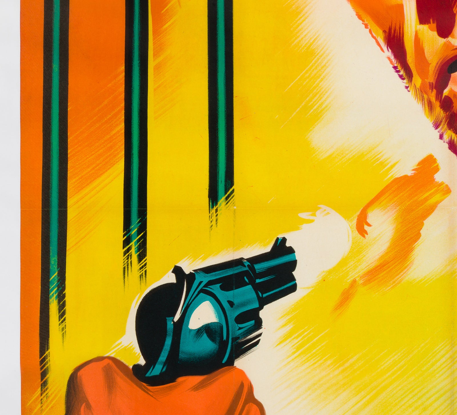 Vivo Per la Tua Morte A Long Ride From Hell 1968 French Grande film movie poster - detail