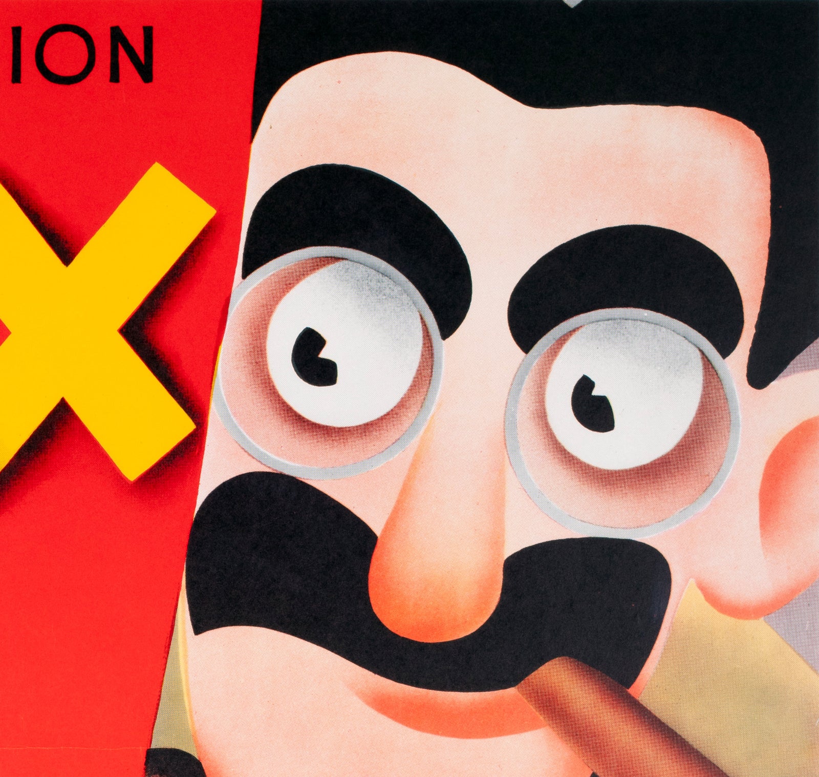 A Night at the Opera R1972 Swedish Film Poster - detail