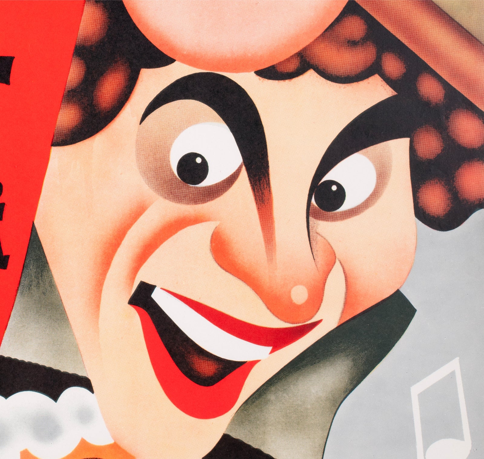 A Night at the Opera R1972 Swedish Film Poster - detail
