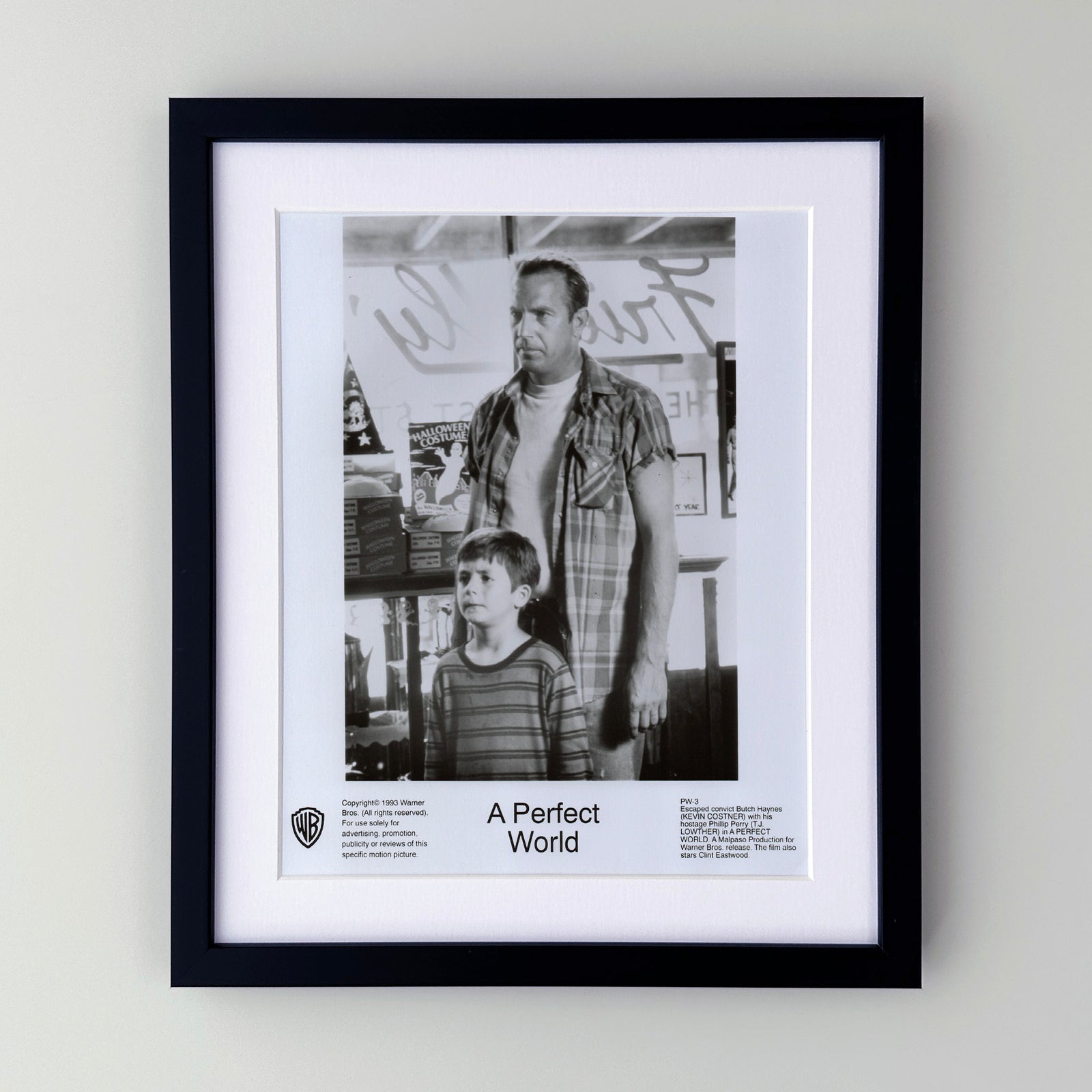 A Perfect World 1993 Film Movie Press Publicity Still Framed