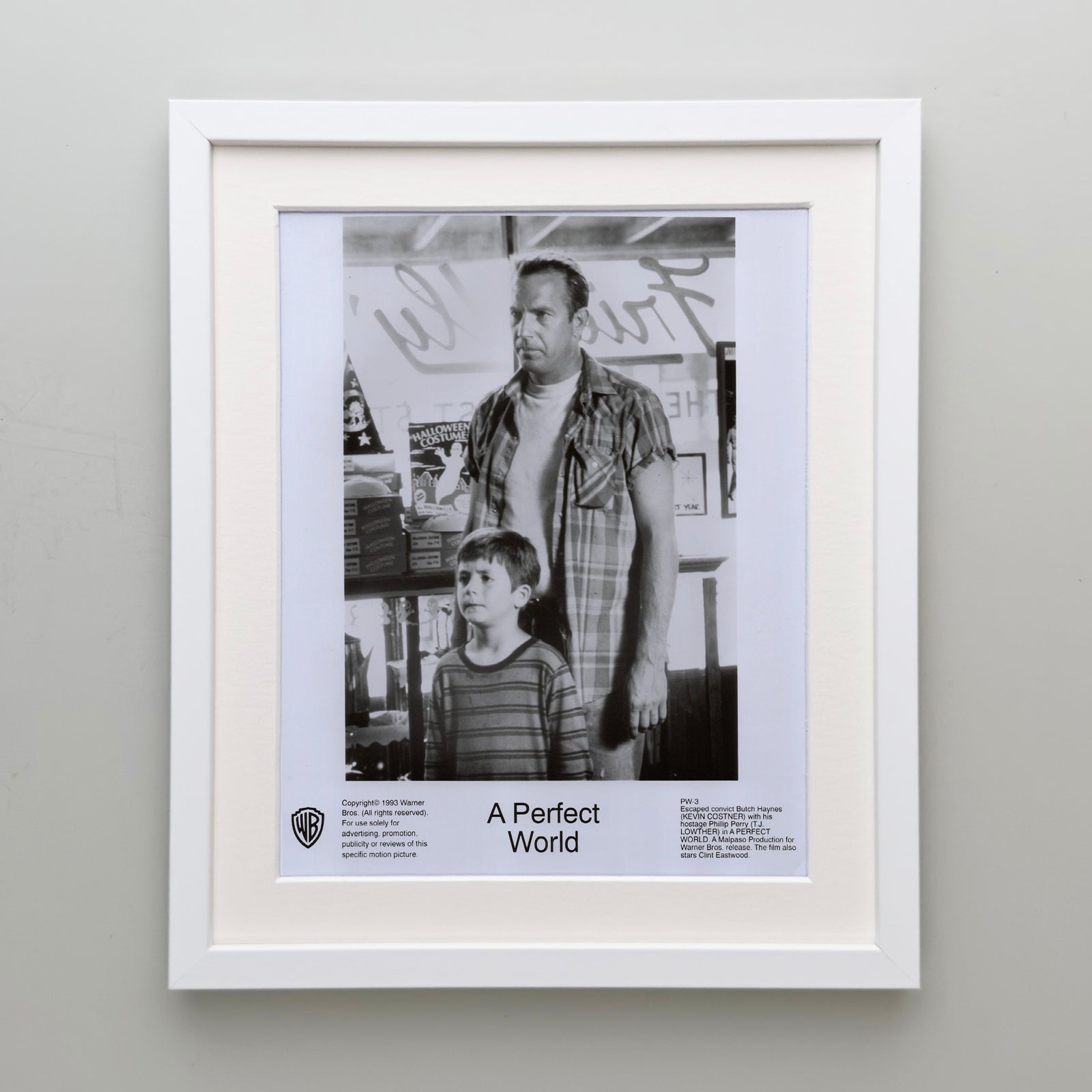 A Perfect World 1993 Film Movie Press Publicity Still Framed