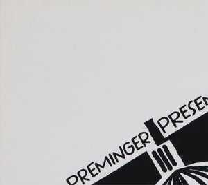 Advise and Consent c1962 Limited Edition US Silkscreen Film Movie Poster, Saul Bass - detail