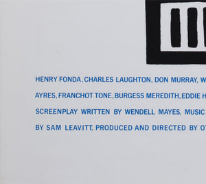 Advise and Consent c1962 Limited Edition US Silkscreen Film Movie Poster, Saul Bass - detail