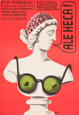 Ale Heca! / What a Lark! 1976 Polish A1 Film Poster, Jerzy Flisak