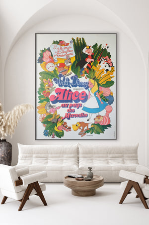 Alice in Wonderland R1970s French Grande Film Movie Poster