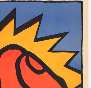 Alphaville 1965 Polish A1 Film Poster Andrzej Krajewski - detail