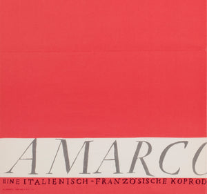 Amarcord 1976 East German A1 Style B Film Poster Erhard Gruttner - detail