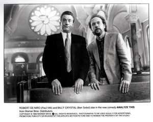 Analyze This 1999 Publicity Film Movie Press Still Framed