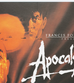Apocalypse Now 1979 UK Quad Film Movie Poster, Bob Peak - detail