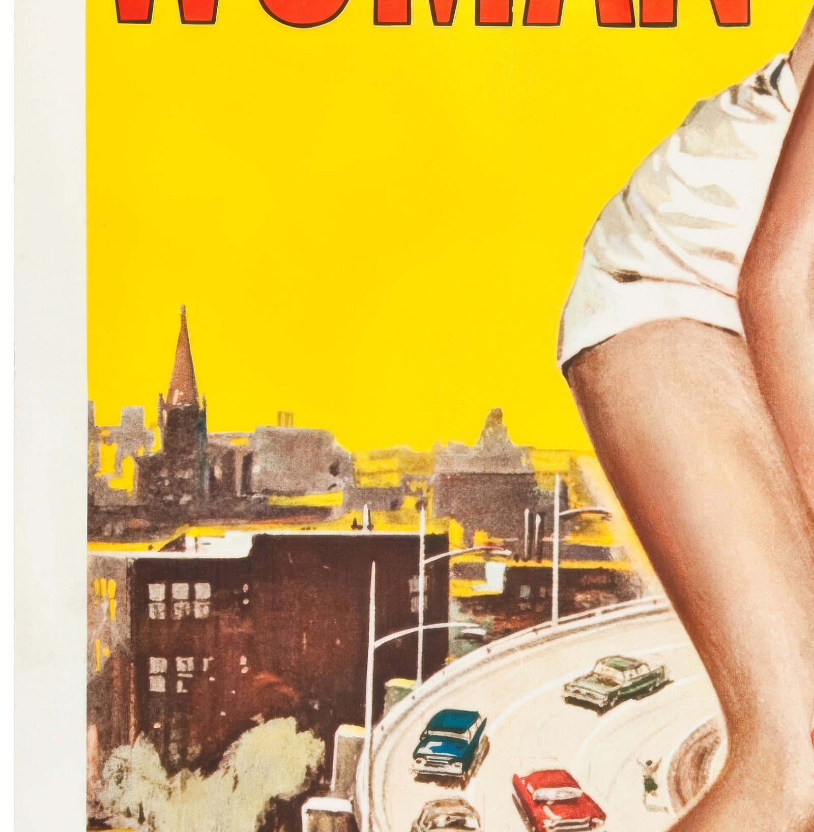 Attack of the 50 Foot Woman 1958 US 1 Sheet Film Poster Reynold Brown - detail