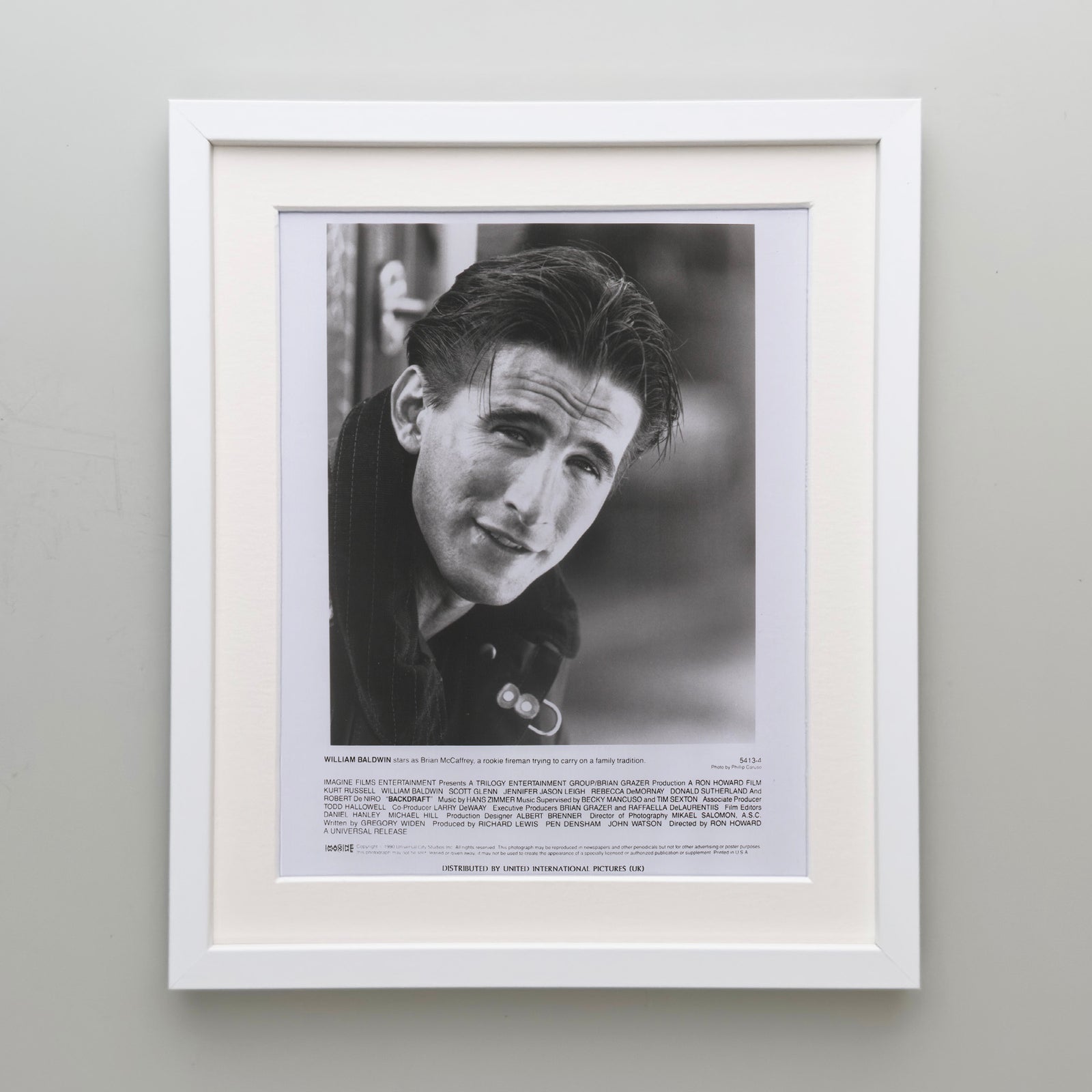 Backdraft 1990 Film Movie Press Publicity Still Framed