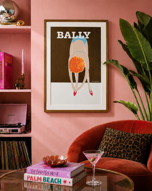 Bally 1980 French Fashion Advertising Poster Pierre Fix Masseau