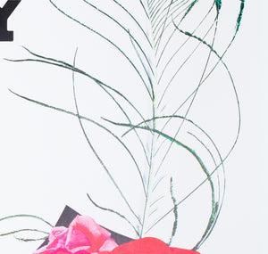 Bally Plume c1980 Shoe Advertising Poster Roger Bezombes - detail