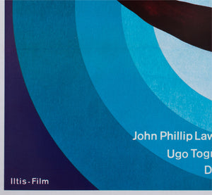 Barbarella R1973 German 1 Sheet Film Movie Poster - detail