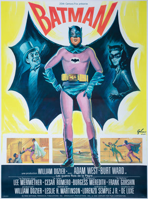 Batman 1966 French Grande Film Poster Boris Grinsson