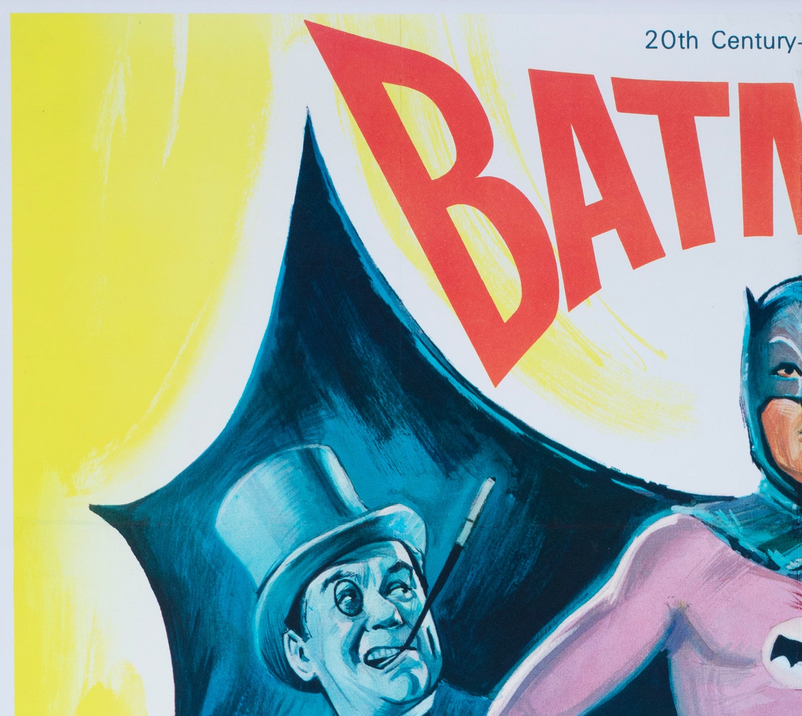 Batman 1966 French Grande Film Poster Boris Grinsson - detail