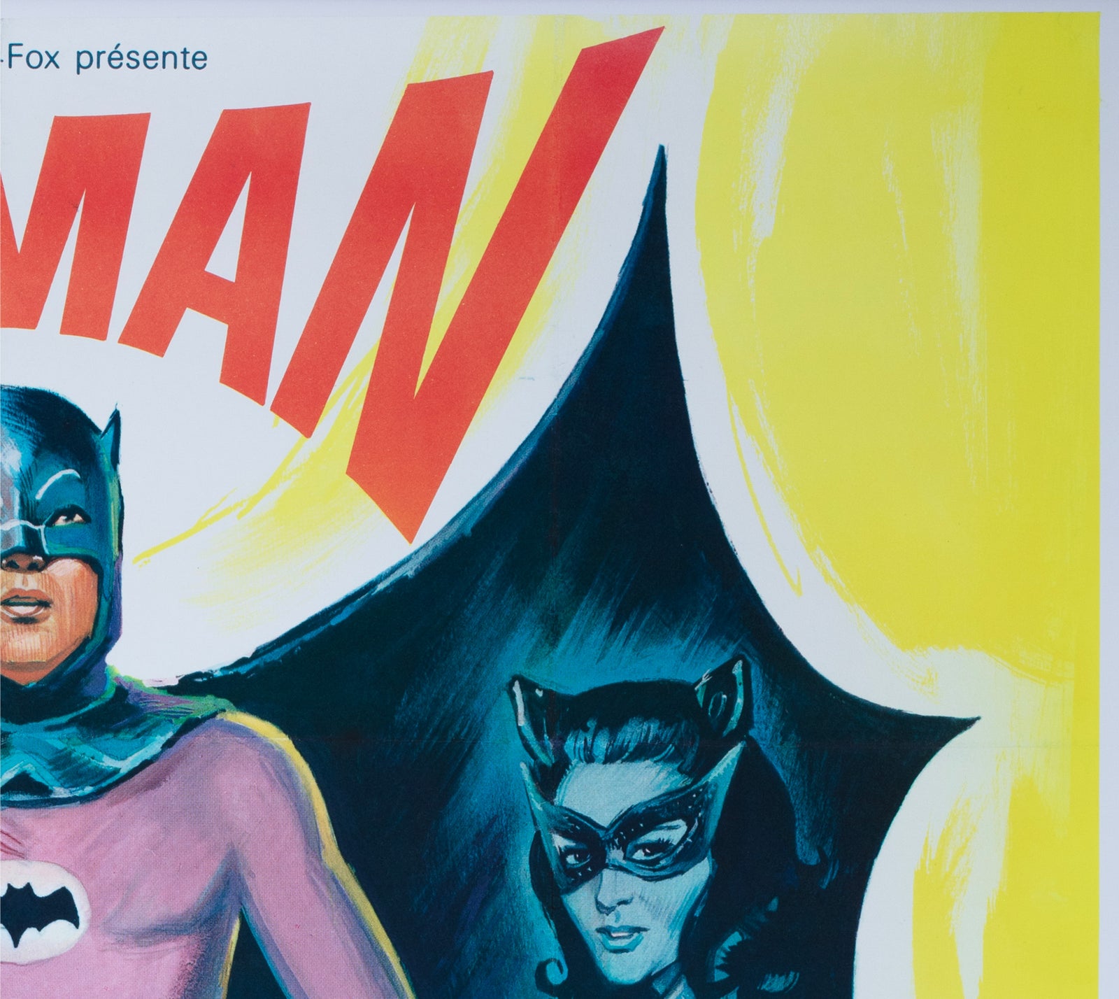 Batman 1966 French Grande Film Poster Boris Grinsson - detail