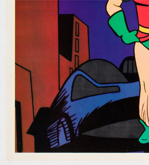 Batman 1966 TV Series Opening Credits Animation Poster - detail