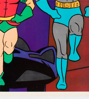 Batman 1966 TV Series Opening Credits Animation Poster - detail
