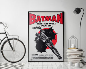 Batman 1970s German A1 Film Movie Poster Klaus Rutter