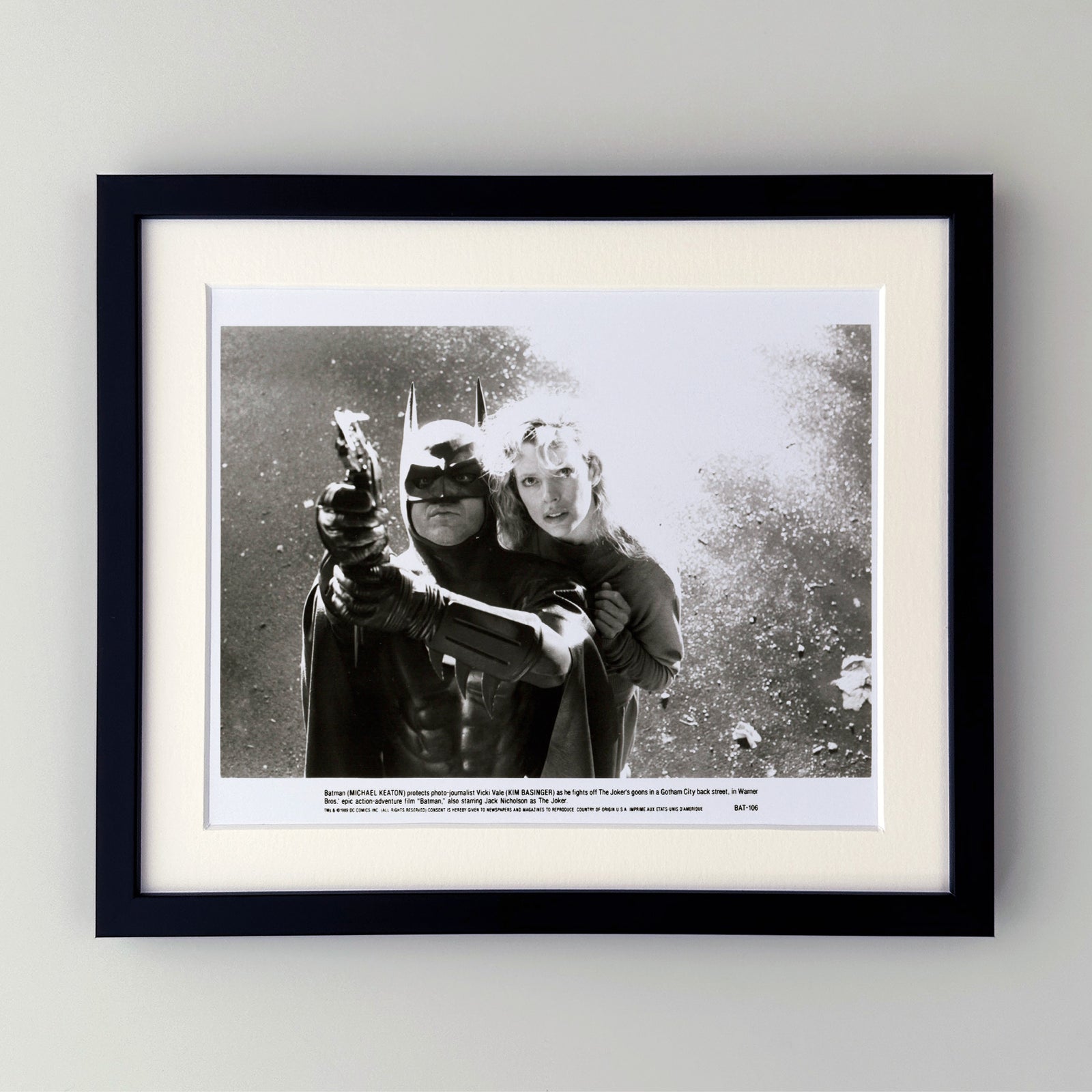 Batman 1989 Press Publicity Film Movie Still - Framed