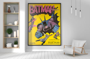 Batman R1970s French Grande Film Movie Poster