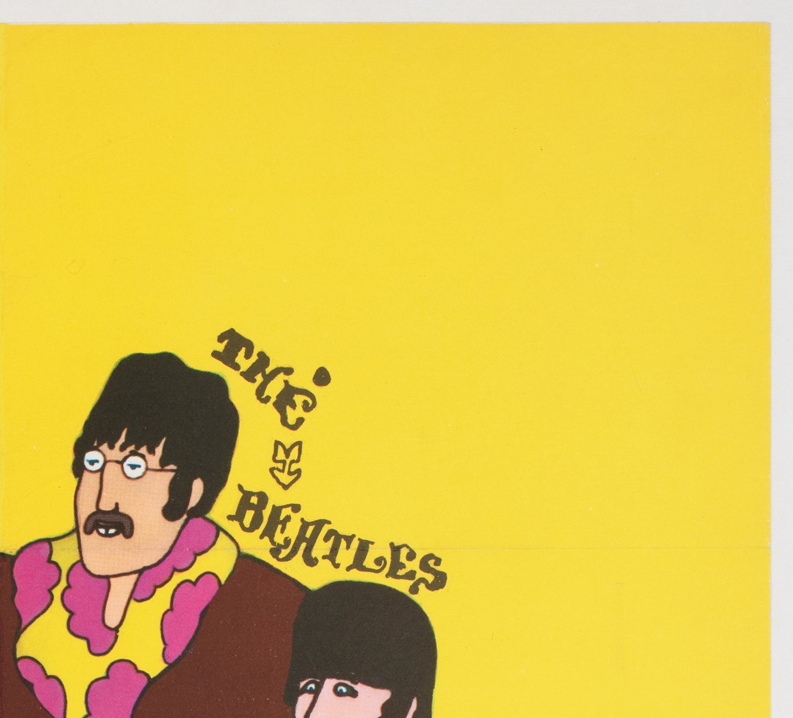 Beatles 1969 Ciao 2001 Vintage Italian Poster, Heinz Edelmann - detail