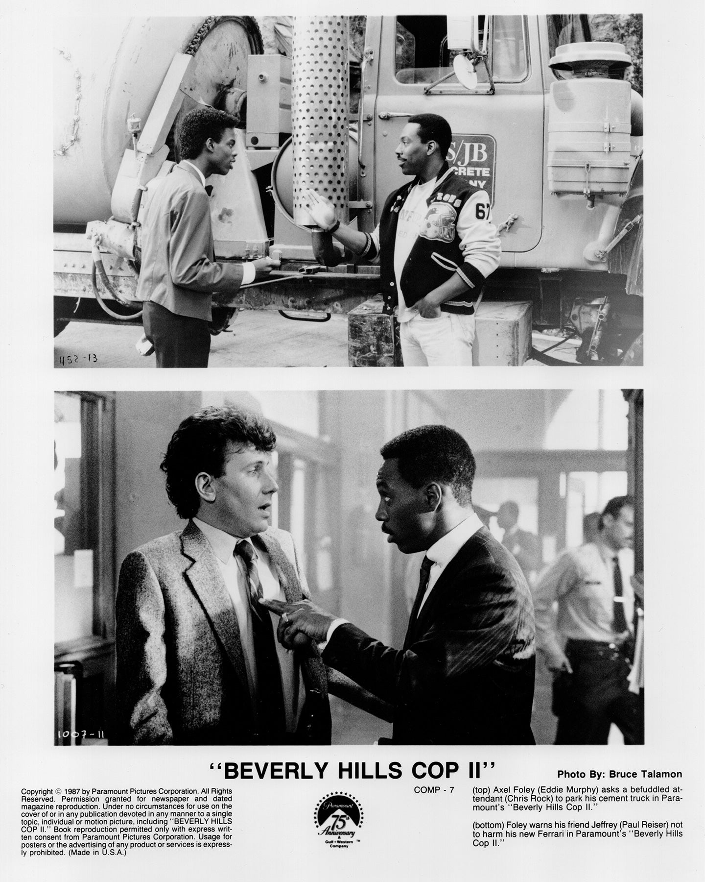 Beverly Hills Cop 2 1987 Film Movie Press Publicity Still Framed