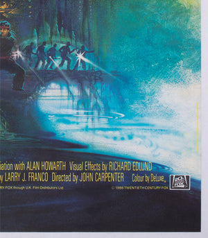 Big Trouble In Little China 1986 UK Quad Film Movie Poster Brian Bysouth - detail