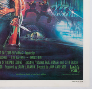 Big Trouble in Little China 1986 US International 1 Sheet Film Poster, Brian Bysouth