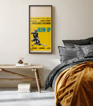 Blow-up 1967 Italian Locandina Yellow Style Film Movie Poster