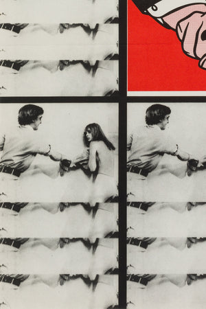 Blow-up 1968 Czech A3 Film Movie Poster, Milan Grygar - detail