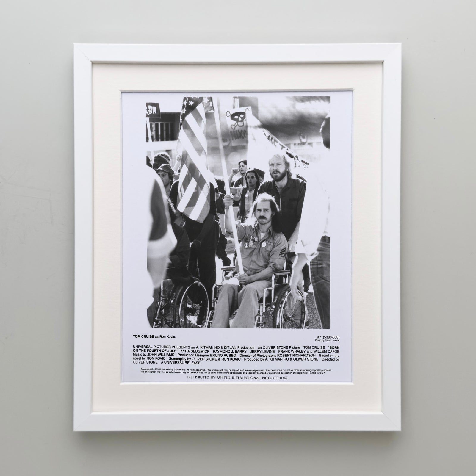 Born on the Forth of July 1989 Publicity Film Movie Press Still Framed