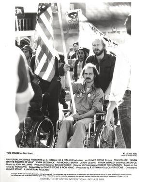 Born on the Forth of July 1989 Publicity Film Movie Press Still Framed