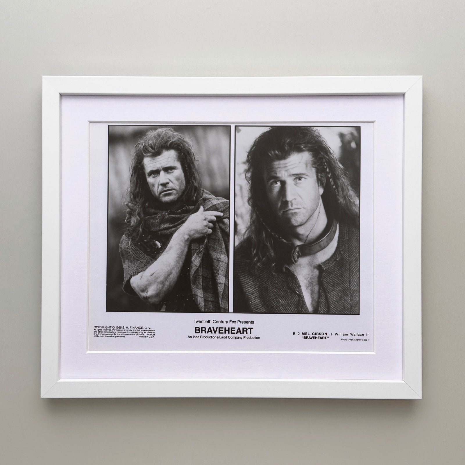 Braveheart (1995) Film Movie Press Publicity Still Framed