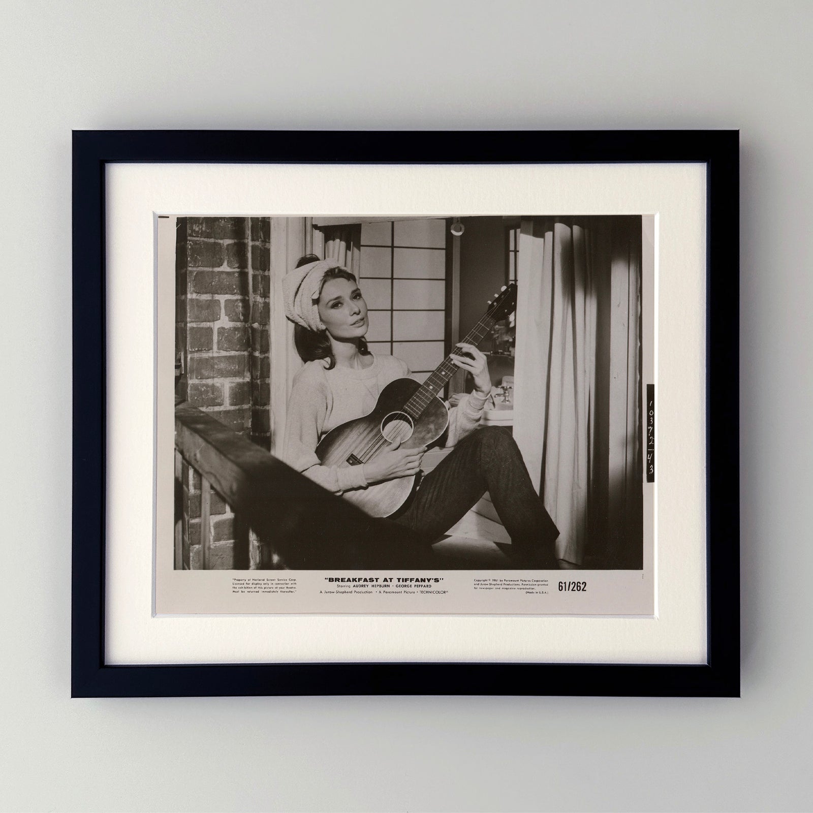 Breakfast at Tiffanys (1961) Film Movie Press Publicity Still Framed