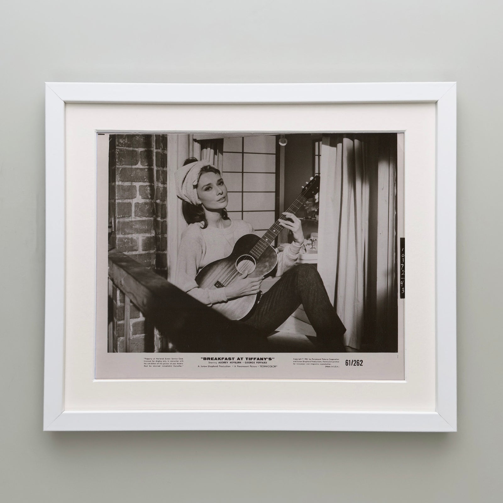 Breakfast at Tiffanys (1961) Film Movie Press Publicity Still Framed