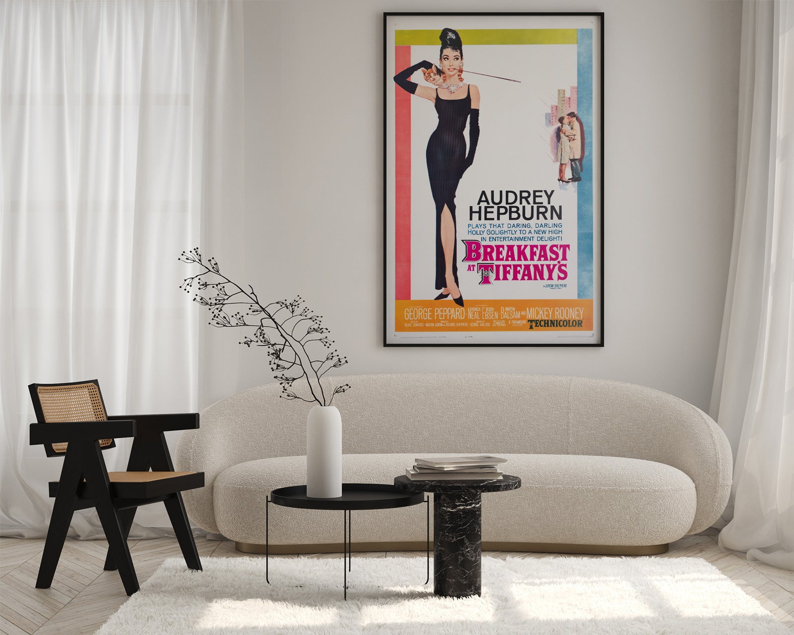 Breakfast at Tiffanys 1961 US 1 Sheet Film Movie Poster Robert McGinnis