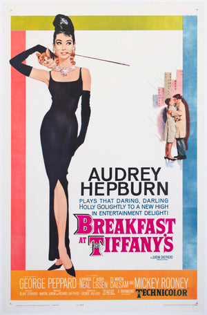 Breakfast at Tiffanys 1961 US 1 Sheet Film Movie Poster Robert McGinnis