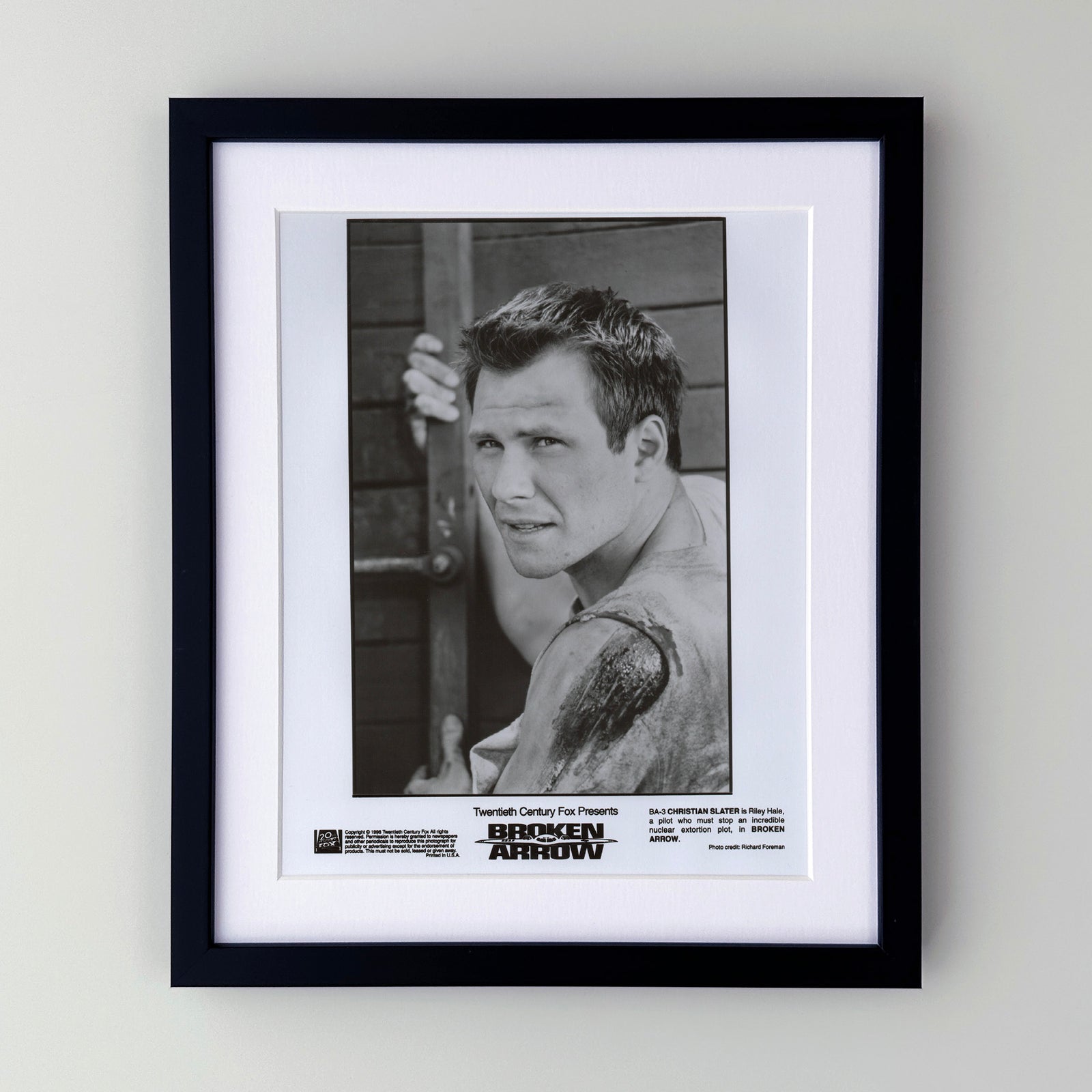 Broken Arrow 1996 Film Movie Press Publicity Still Framed